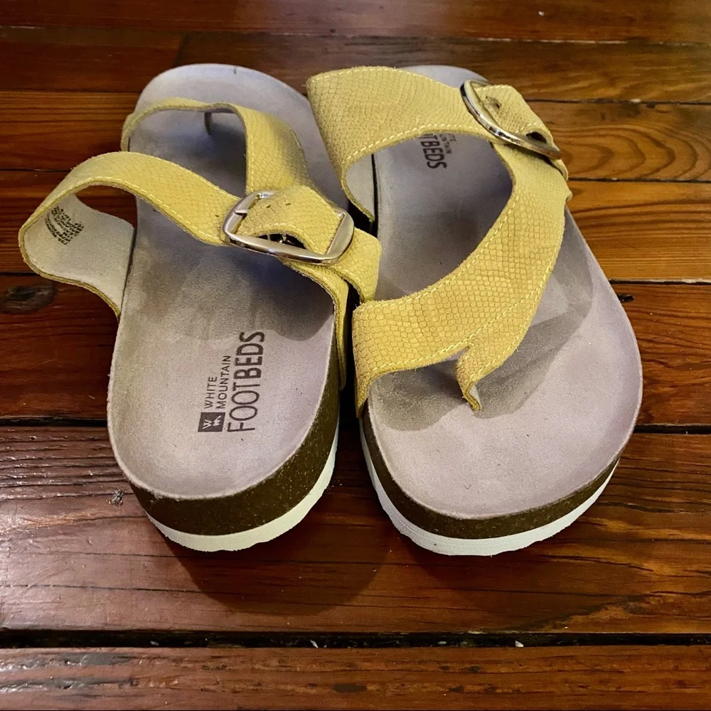 White Mountain Footbeds Harley Sandals Size 11 NWOB